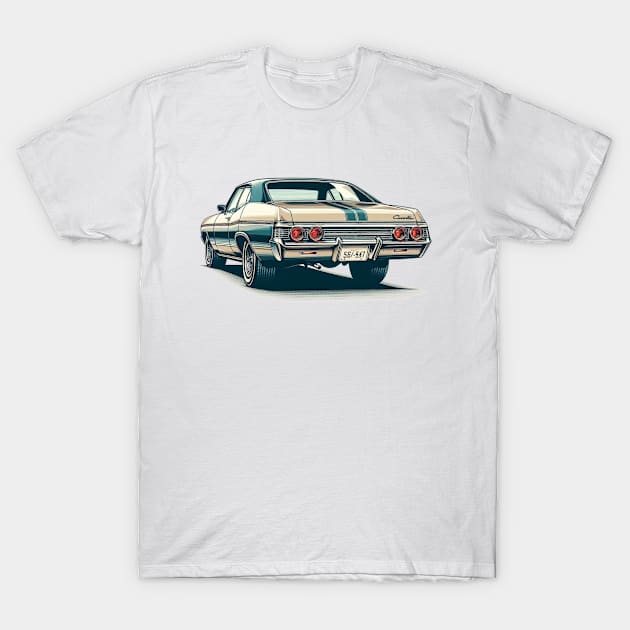 70s Chevrolet Impala T-Shirt by VintageCarsShop